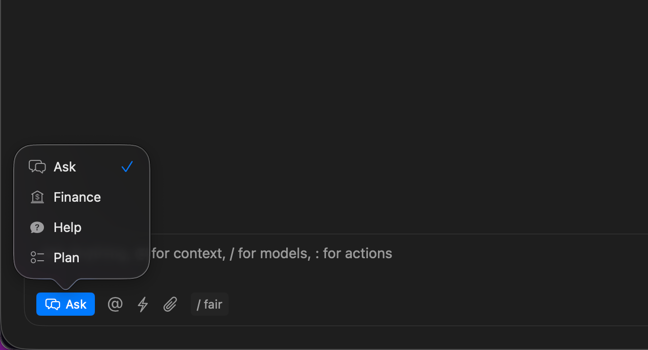 Alter Modes: Control Your Context