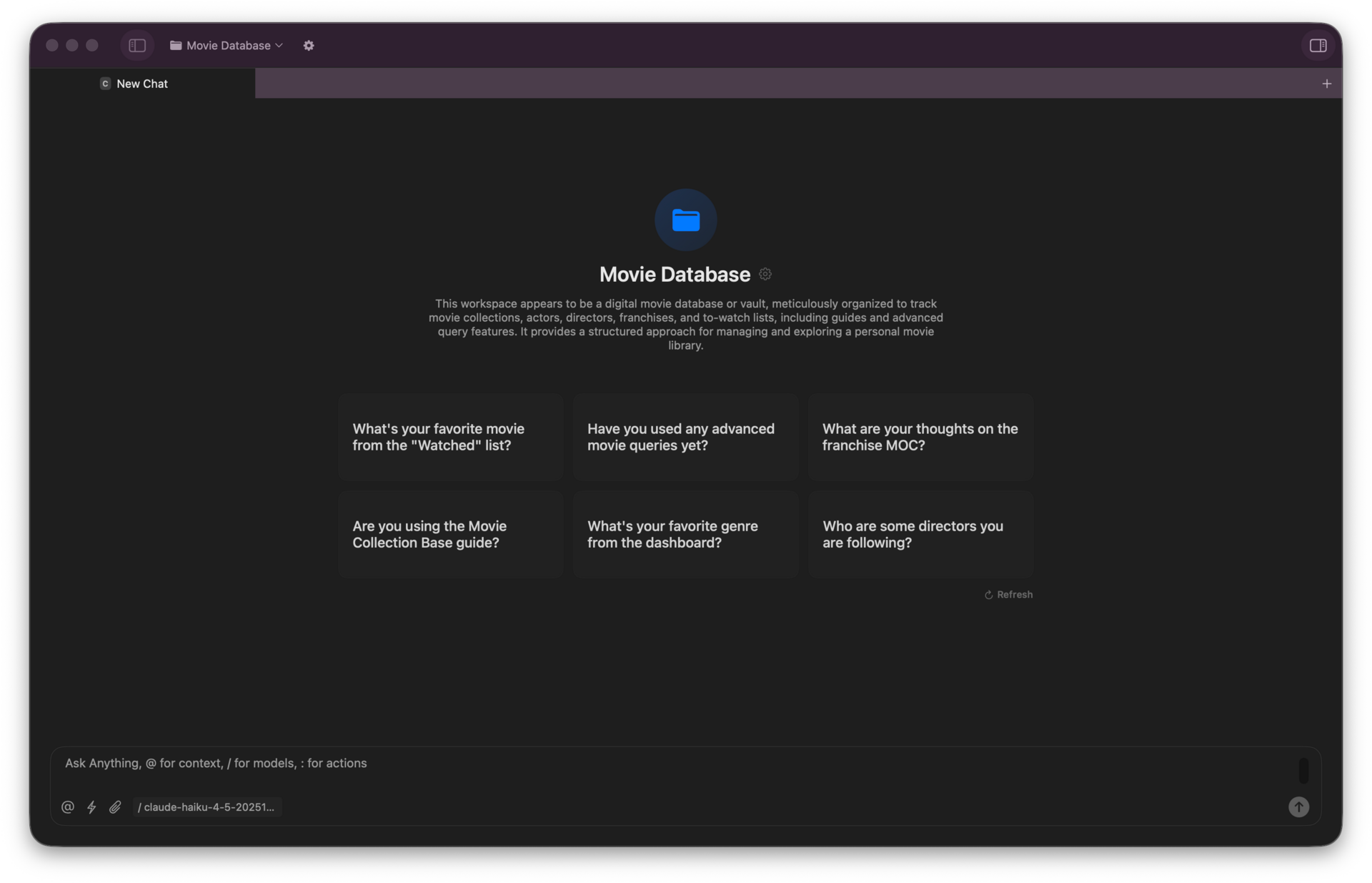 New Workspace: Work with 1000s of files