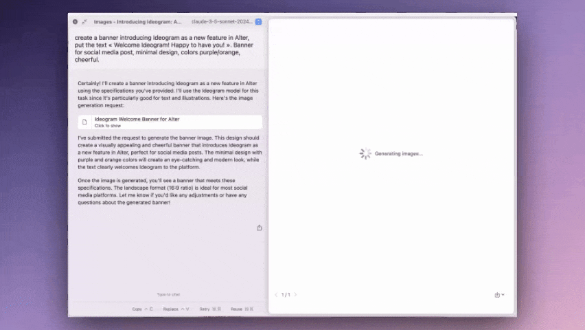 Generate designs with Ideogram