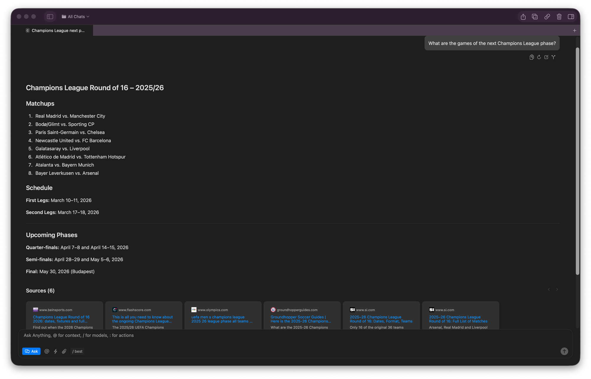 Native Web Search