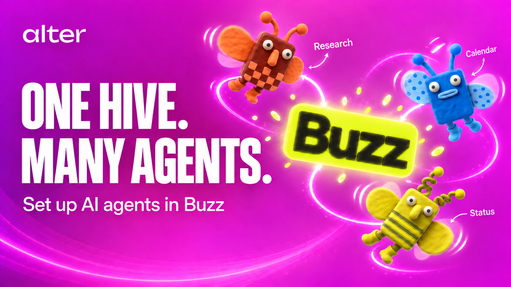 Set up multiple AI agents in Buzz